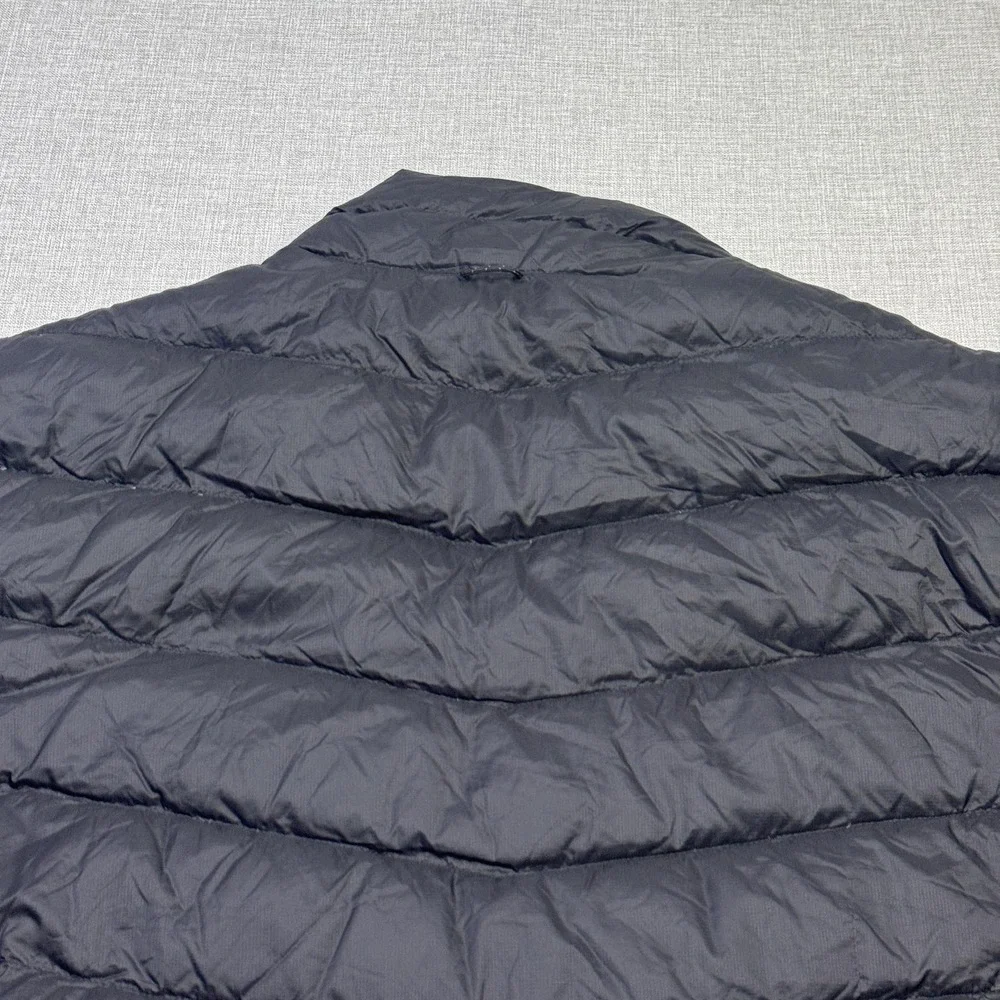 L.L. Bean Goose DownTek Puffer Jacket Mens XL Black Insulated Quilted Full Zip